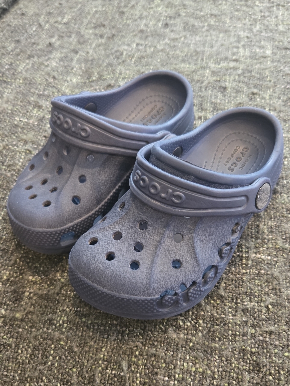 CROCS Kids Classic Clogs in Dark Blue